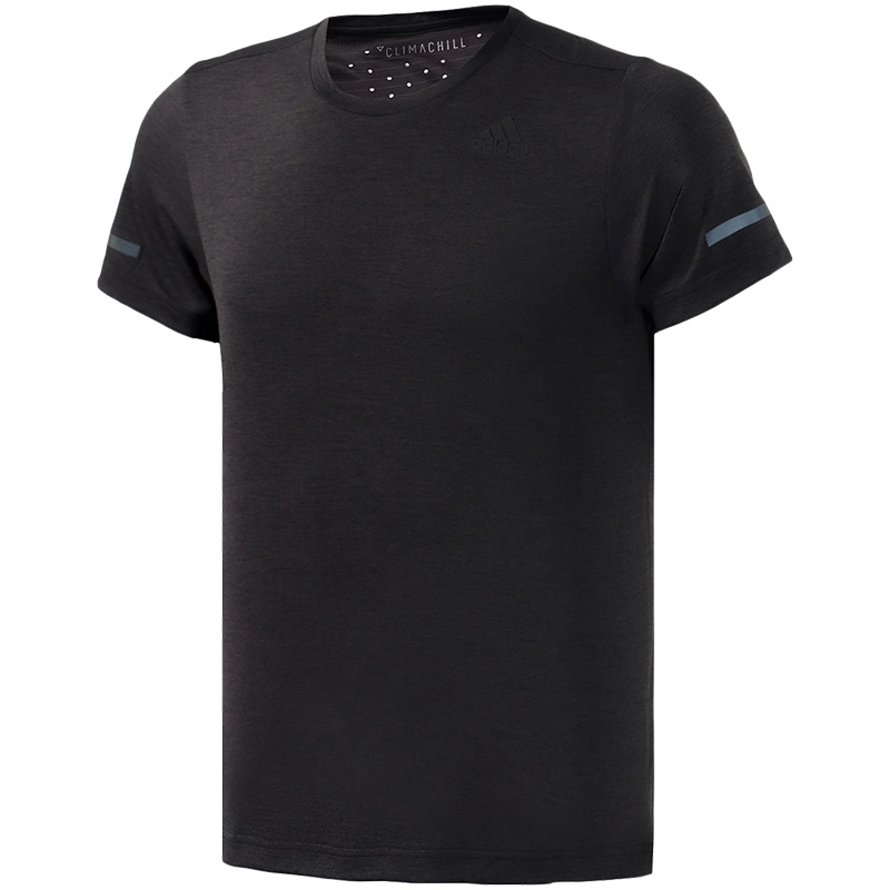 阿迪达斯男服装短袖T恤透气跑步训练服装EI6390