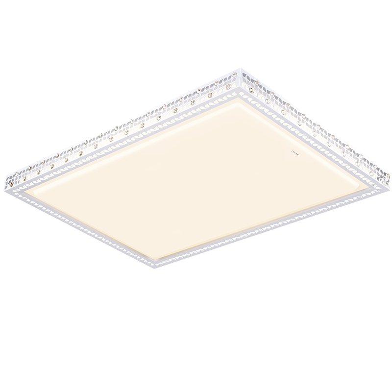 欧普照明(OPPLE)客厅房间LED吸顶灯现代简约大气创意长方形灯饰调光客厅灯 灯具套餐 梦幻星空