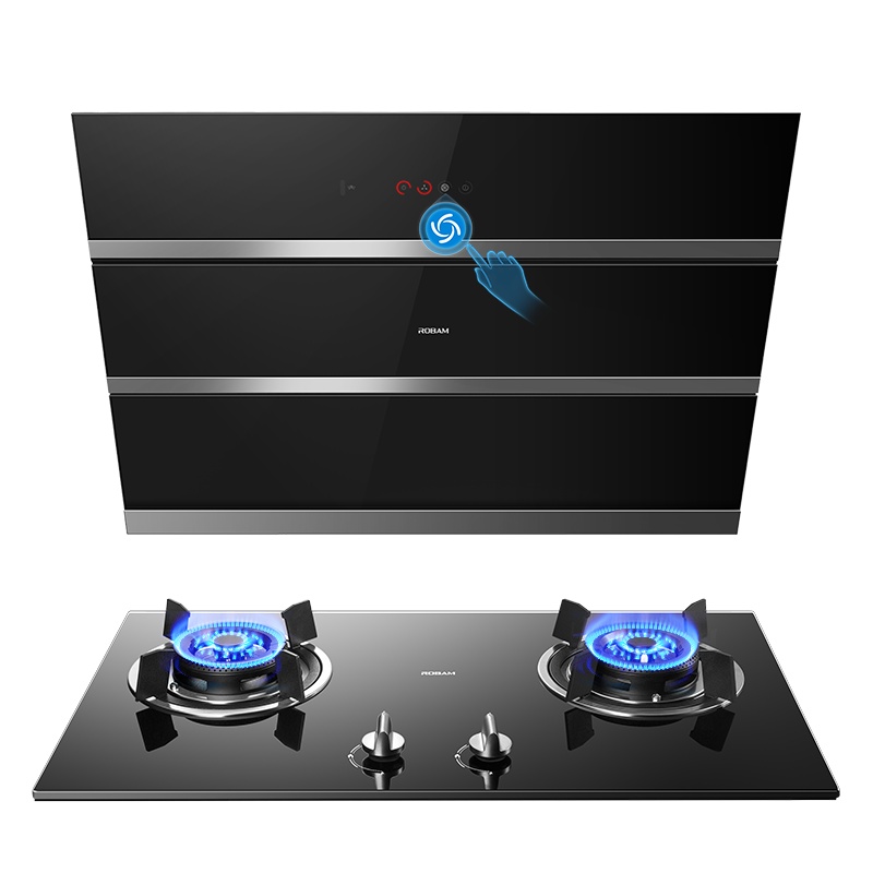 老板20m³侧吸烟灶套餐油烟机灶具套餐烟灶套装抽油烟机套装厨电套装煤气灶油烟机套装27N0+32B1[液化气]