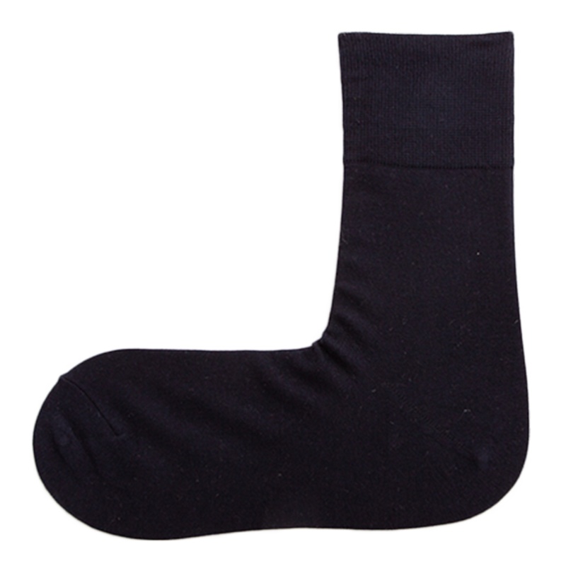 精梳柔棉男士直角袜 中筒 内加绒 秋冬棉袜