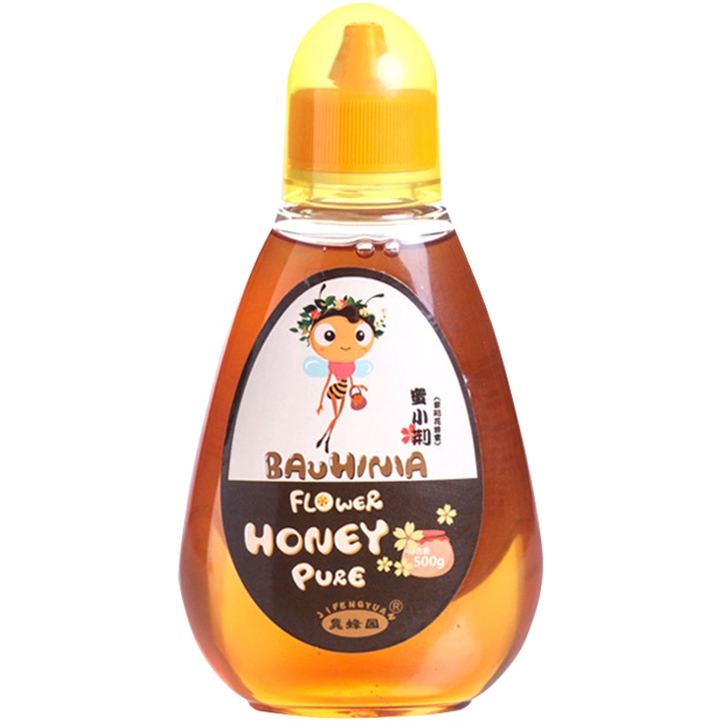 [中华特色]河北供销馆 冀蜂园 荆花蜂蜜500g 纯蜂蜜液态蜜 蜂制品冲调饮品 太行山自有蜂场蜜源 河北保定特产