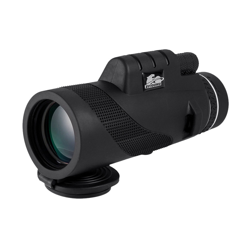自由虎ZIYOUHU 40x60手持单筒望远镜儿童高倍高清夜视望远镜户外防水