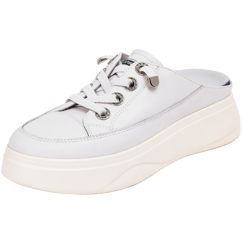 百田森夏季新款包头休闲女拖鞋时尚绑带厚底凉拖鞋女