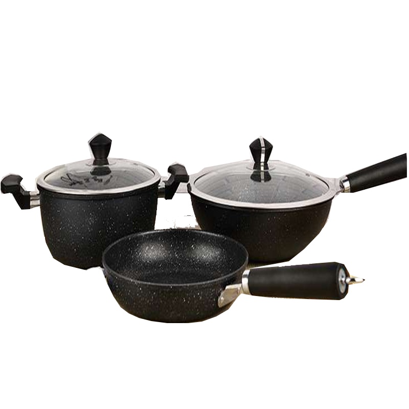 极铁锅具三件套 100起订