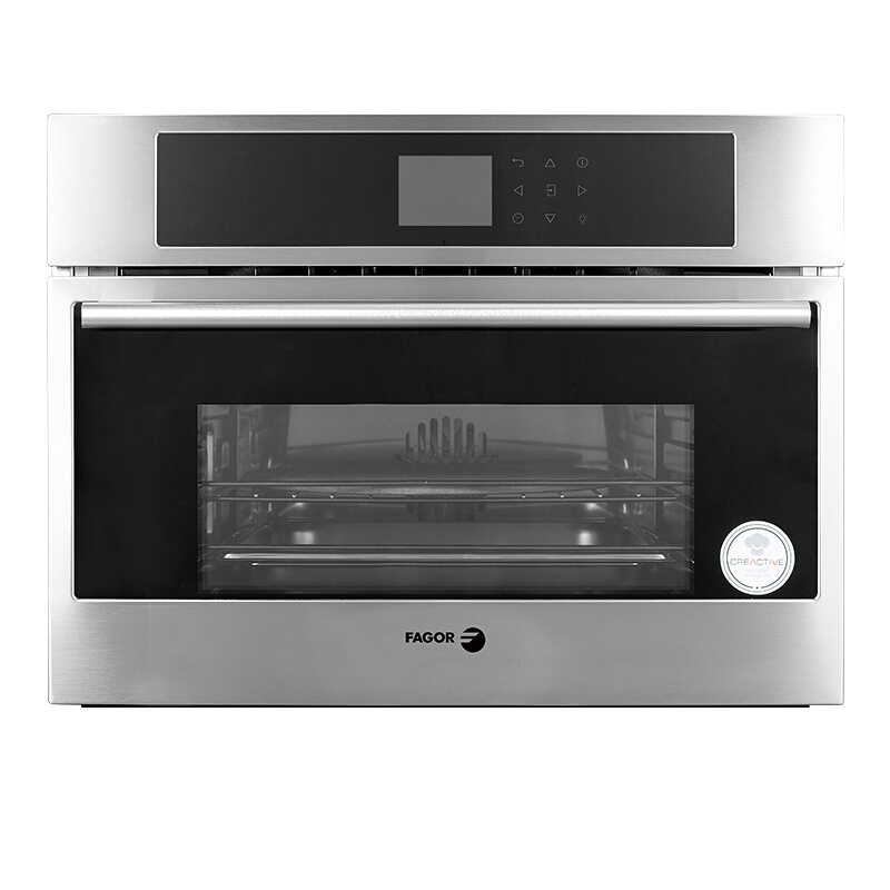 法格(FAGOR) 蒸烤箱 5H-4511X 家用上下一体控温34L嵌入式多功能原装进口蒸烤一体电烤箱蒸箱 不锈钢色