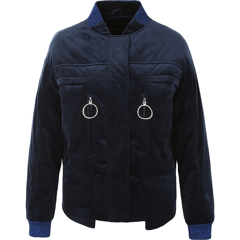 艾莱依2018秋冬时尚百搭短款轻薄女式羽绒服