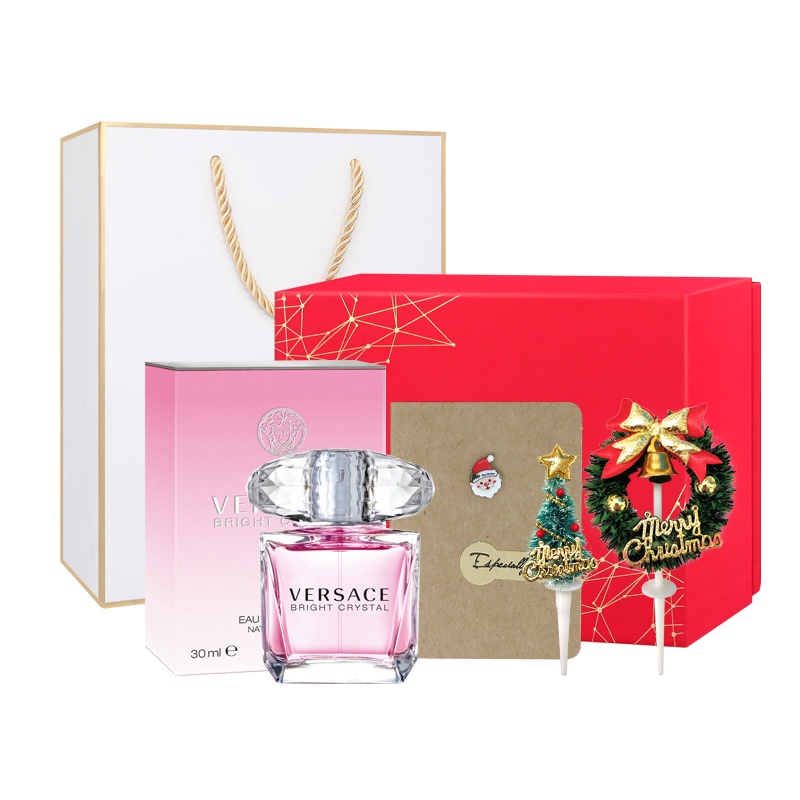 [正品保障]VERSACE范思哲晶钻女士香水礼盒(晶钻30ml+晶钻5ml+精美礼盒+品牌礼袋)