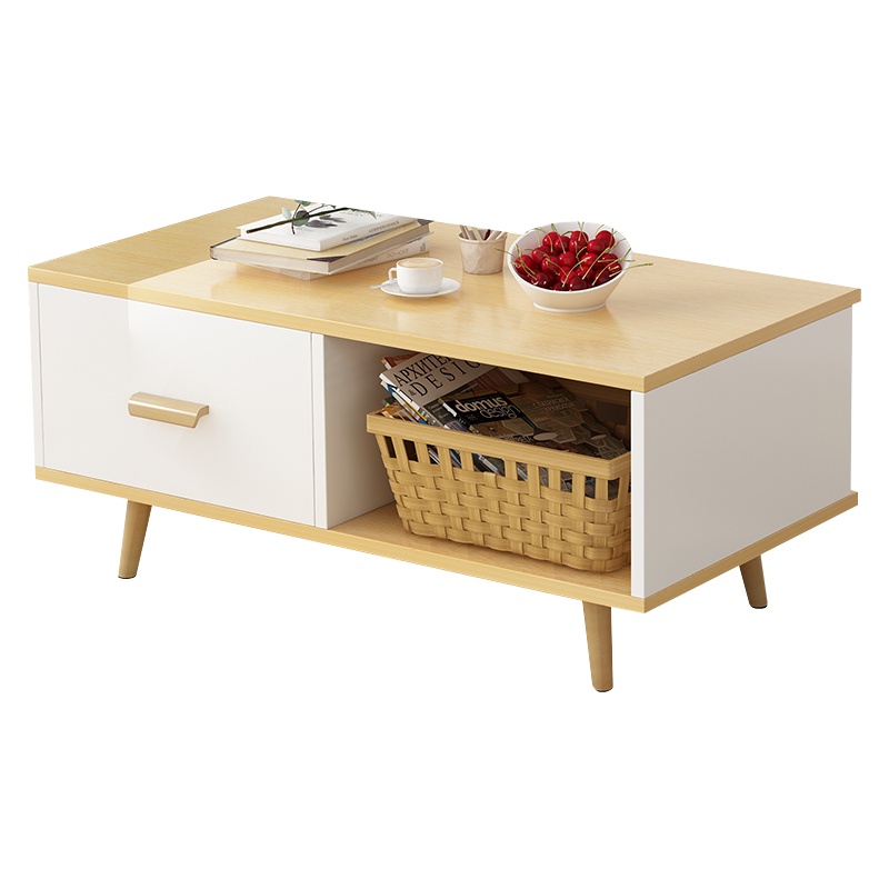 创世人 电视柜茶几套装组合简约北欧可伸缩客厅地柜储物电视柜客厅家具