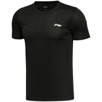 【自营】李宁男装跑步系列短袖运动T恤运动服ATSL053-6 3XL ATSL053-6新基础黑