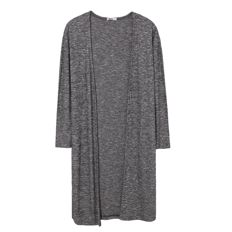 美特斯邦威针织开衫女春秋新中长款毛衣外套文艺复古商场款