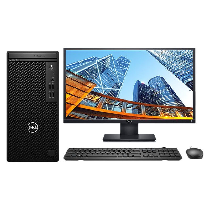 戴尔3080MT I5-10500 16G 1T+128固态 2G独显 WN10 3年 24寸显示器