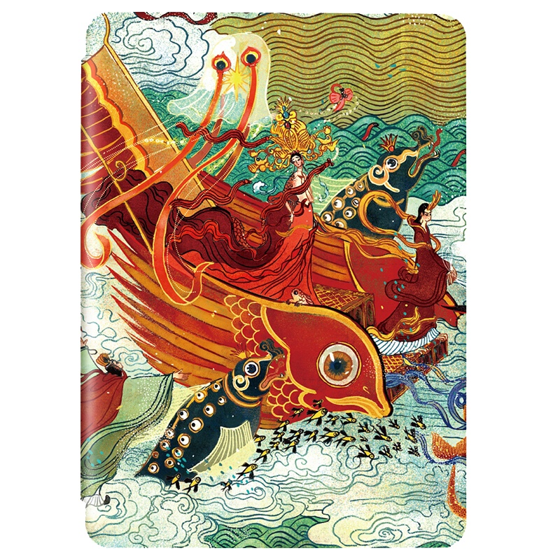亚马逊NuPro轻薄保护套 （适用于KindlePaperwhite4经典版电子书阅读器）国家宝藏联名-洛神赋 苏宁自营