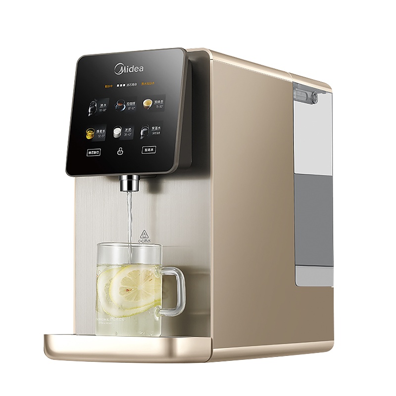 美的(Midea)净饮机家用办公桌面台式过滤净水器智能即热直饮水机JR1957S-NF/DT100