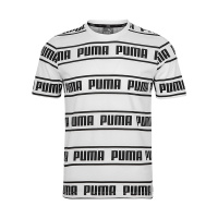 PUMA彪马 2019新款 男子串标运动休闲纯棉短袖上衣 圆领透气T恤 581644