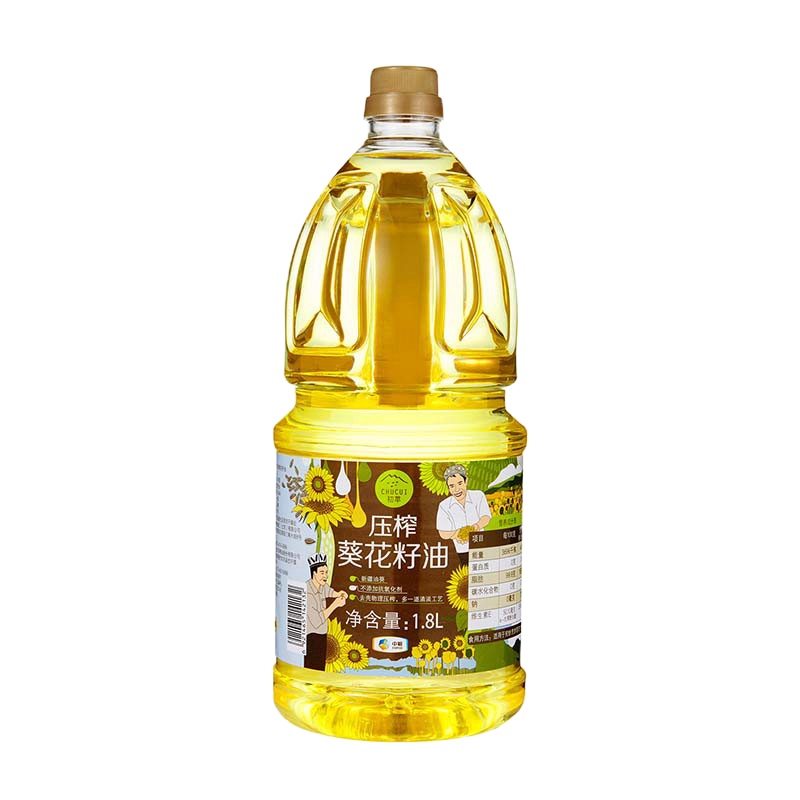中粮初萃压榨葵花籽油1.8L 单位:瓶