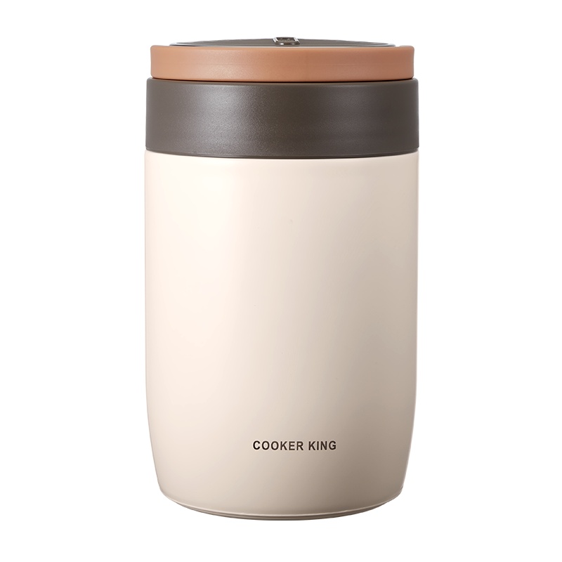 炊大皇不锈钢真空长效保温三层分装轻便携带大容量2L学生上班族家用饭盒桶提锅JX20A1