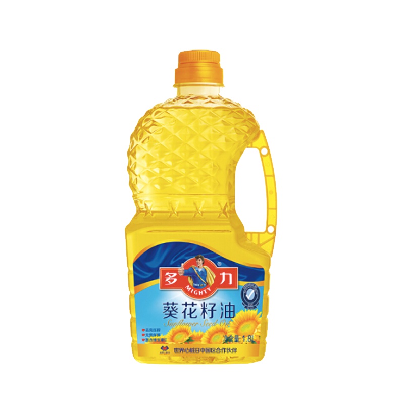 多力 葵花籽油 物理压榨 小桶食用油1.8L (600瓶起订)