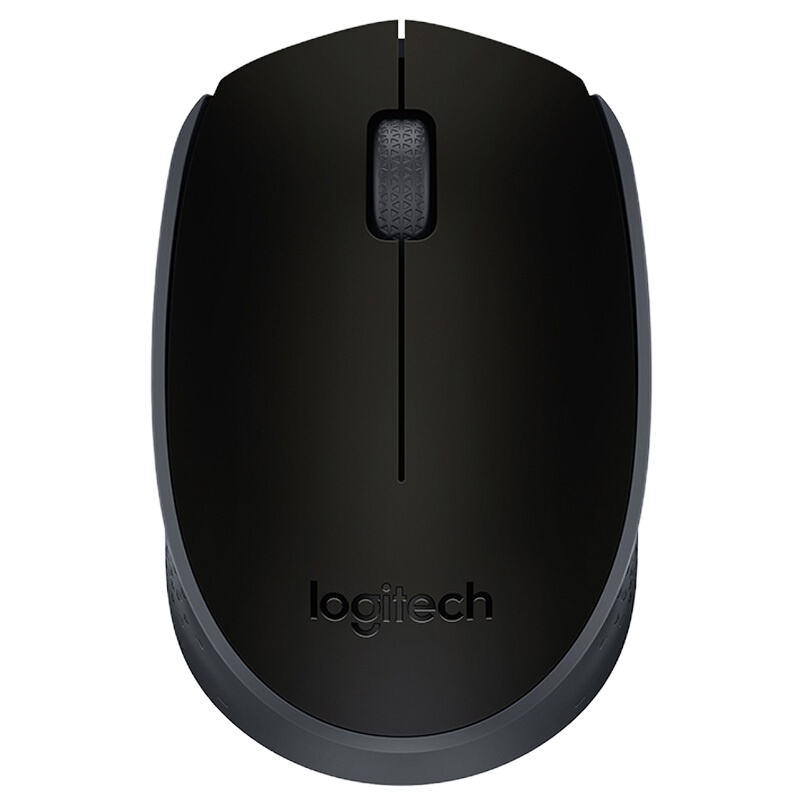 罗技(Logitech) M 171(M170)无线鼠标 办公家用鼠标 黑色