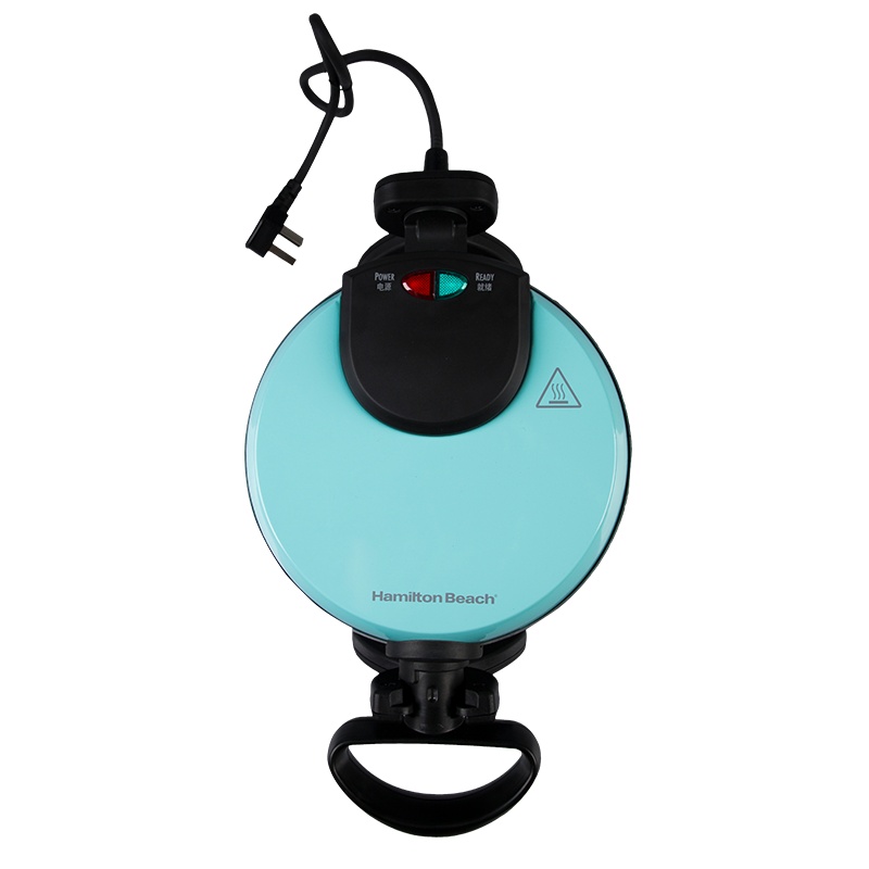 美国汉美驰(Hamilton Beach)电饼铛双面加热家用多功能轻食机早餐机华夫饼机蛋糕烘焙26090B-CN