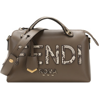 芬迪 FENDI 女士BY THE WAY系列皮革手提单肩斜挎包波士顿包中号 8BL146 AHMM