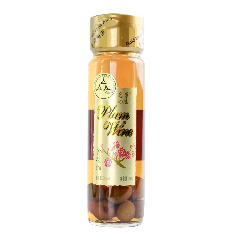 中华特色]从化馆 顺昌源金奖梅酒 两瓶装 800ml/瓶 含梅子 青梅酒 水果酒 低度 女士酒 冰酒