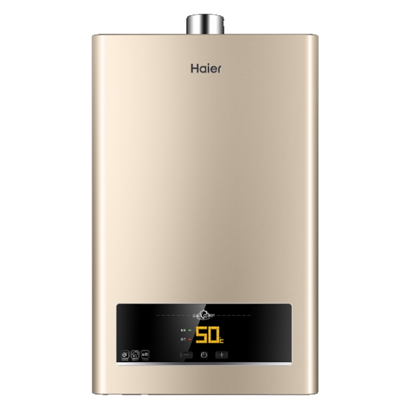 Haier/海尔燃气热水器13升天然气强排式燃气热水器 水气双调恒温 56重安防 13升JSQ25-13ZDS(12T)