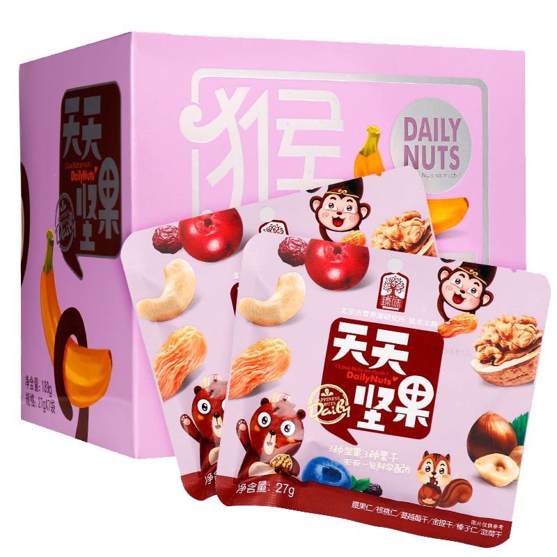 臻味(Delicious) 天天坚果7天装 猴赛雷
