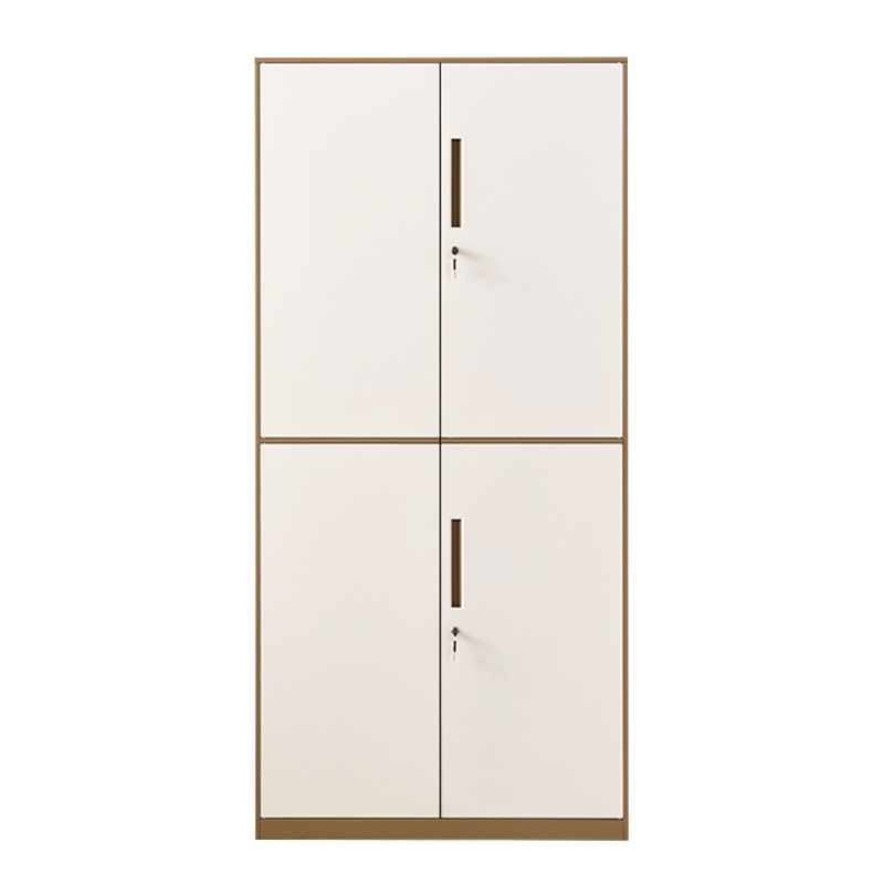 苏美特加厚时尚高端拆装文件柜双色套色档案柜财务室带锁抽屉储物资料柜落地铁皮柜子