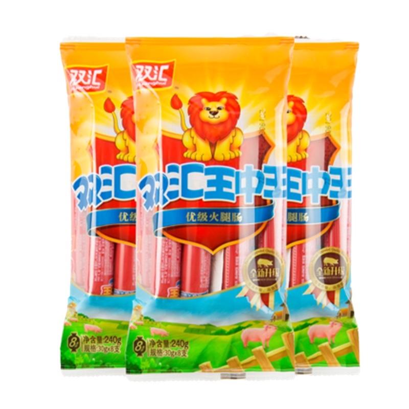 双汇王中王 火腿肠香肠 30g*9/袋 270g 速食香肠