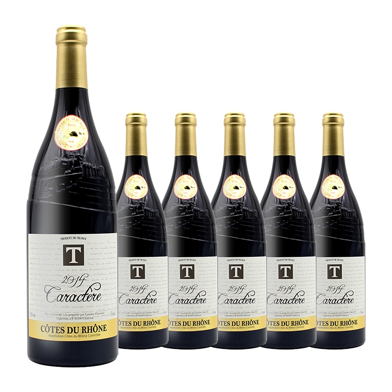 原瓶进口泰妮丝隆河谷红葡萄酒 Tanins - AOC Cotes du Rhone 整箱装750ml*6