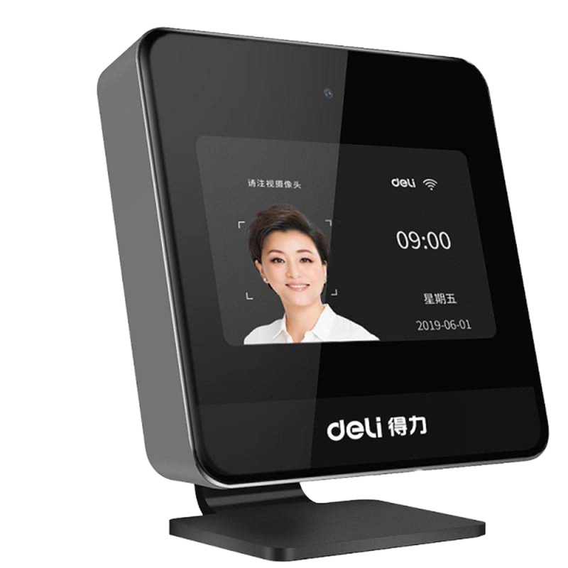 得力(deli) DL-D6智能云考勤机(金属灰)(台)