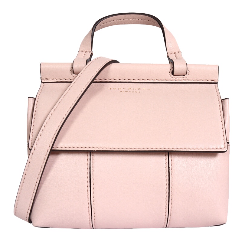 Tory burch 托里.伯奇 女士浅粉色简约手提包单肩包