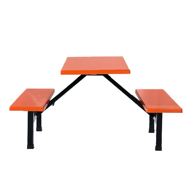 [万保] 餐桌椅 食堂连体餐桌椅