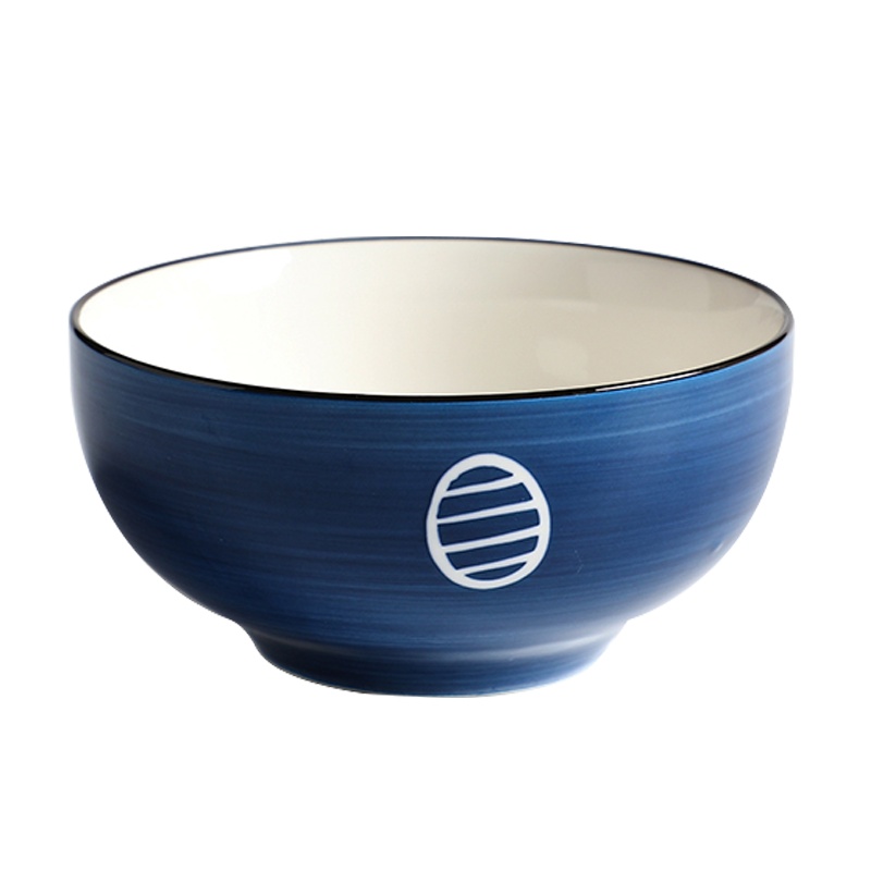 富昱景 日式和风餐具陶瓷家用创意饭碗吃面碗沙拉碗7寸