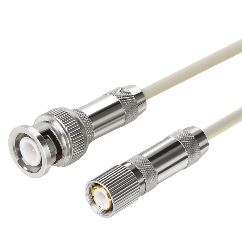 博扬 2M跳线BNC-L9 2M兆E1接头成品跳线 syv-75-2-1同轴电缆DDF转接跳线 1芯