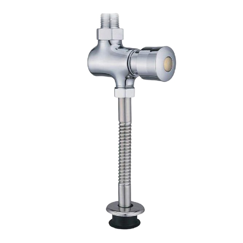 黄铜小便斗冲水阀延时小便池冲洗阀手按式冲水器明装阀门开关配件