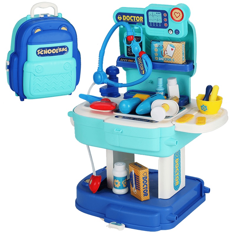 纽奇(Nukied)儿童过家家玩具仿真医生玩具听诊套装男女孩益智玩具