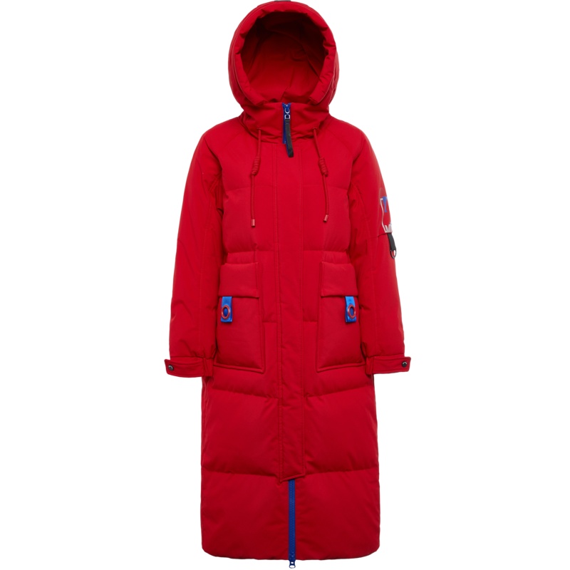 波司登迪士尼长款过膝羽绒服女士宽松时尚冬季防寒外套