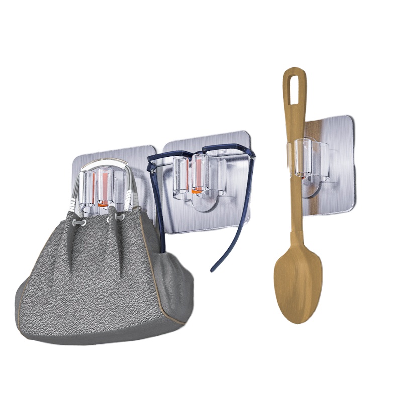 茶花(CHAHUA)拖把挂钩拖把夹 免钉粘贴gk