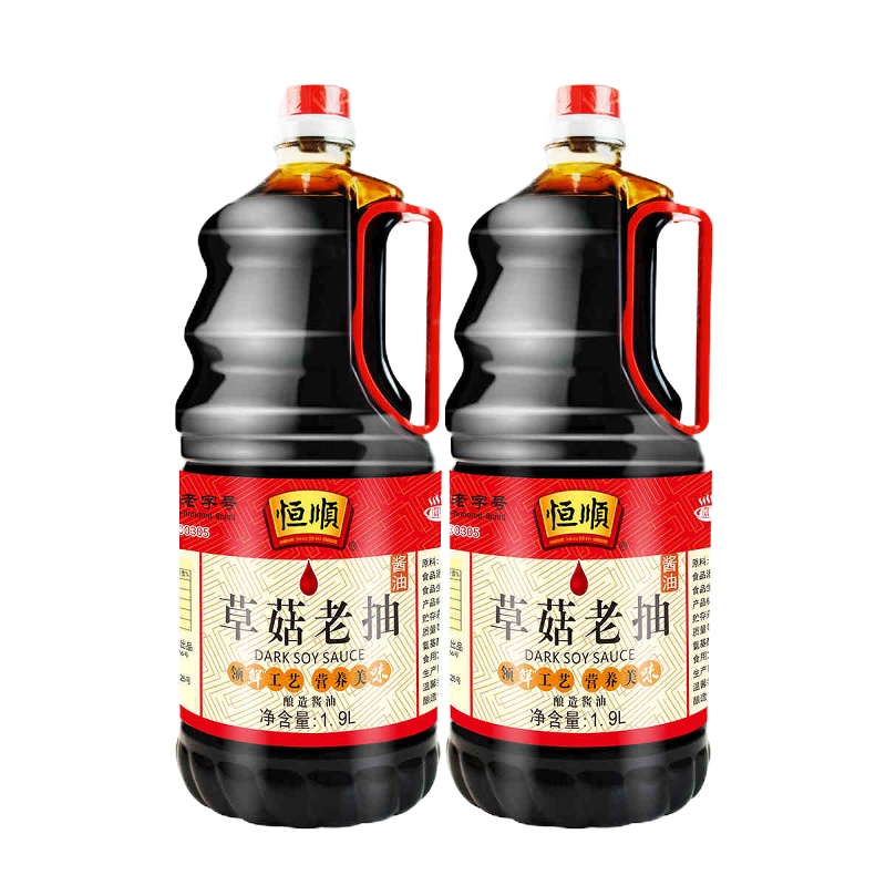 [江苏扶贫][财政集采][沭阳]沭阳恒顺草菇老抽酱油1.9L*6