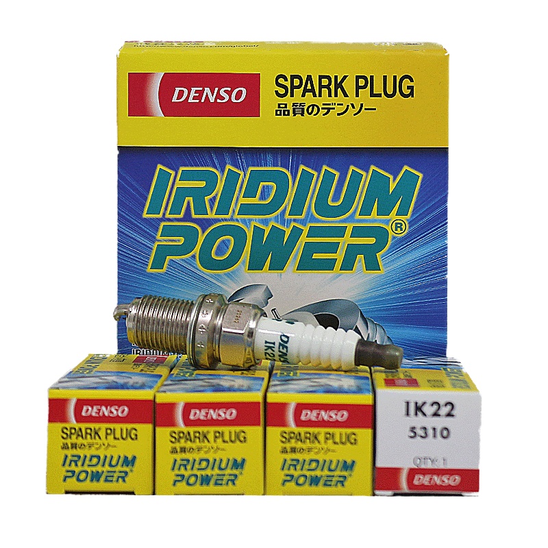 电装(DENSO)单铱金火花塞IK22适配大众/斯柯达/速腾/迈腾/帕萨特/明锐/A4L/A6L/Q3/Q5(4支装)