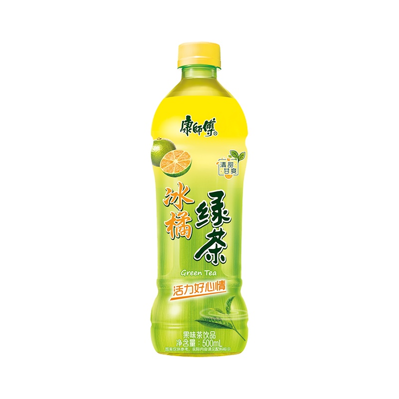 康师傅冰橘绿茶PET500ml*15