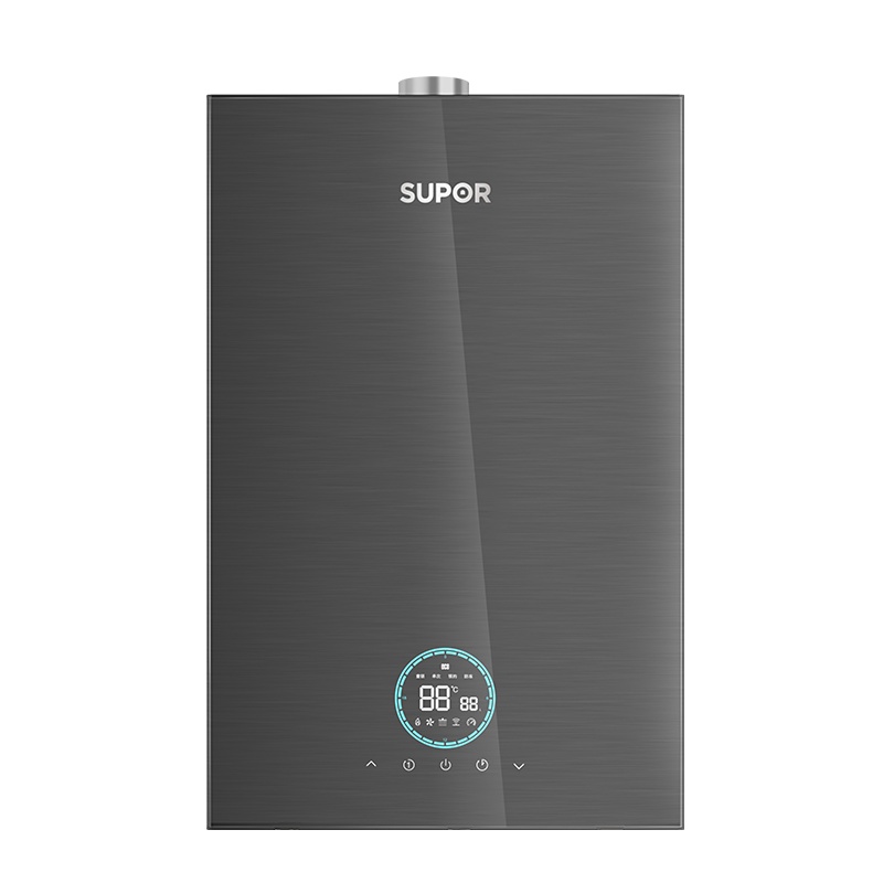 苏泊尔(SUPOR)家用全屋零冷水燃气热水器JSQ30-16R-UC83(天然气)16L双变频恒温彩晶玻璃APP远程智控