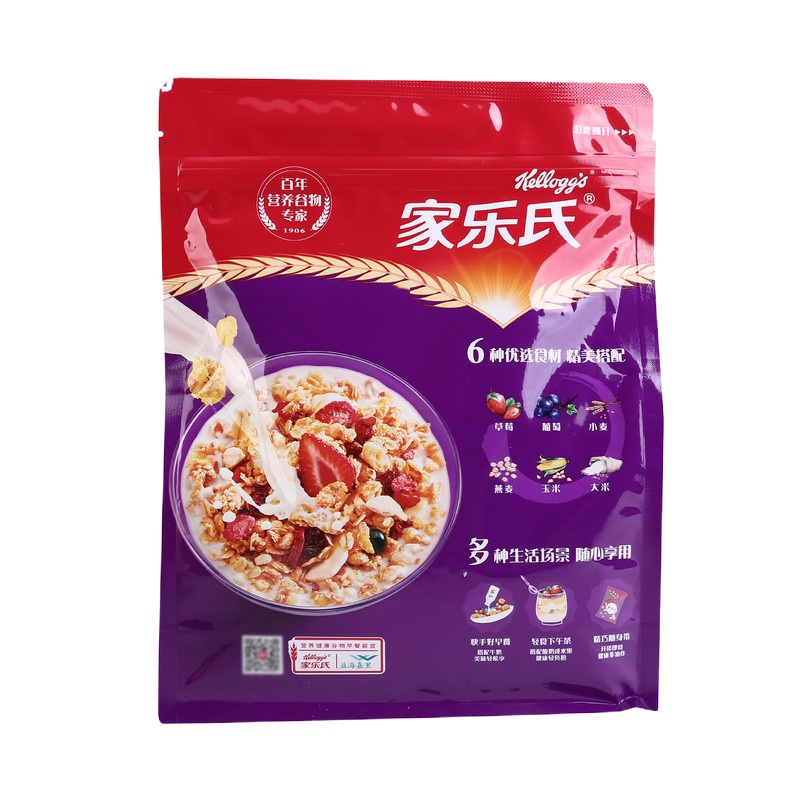 家乐氏 谷兰诺拉草莓什锦水果谷物400g