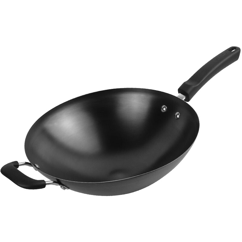 苏泊尔不生锈无涂层防刮耐磨硬质炒锅PC34C7燃气用34cm