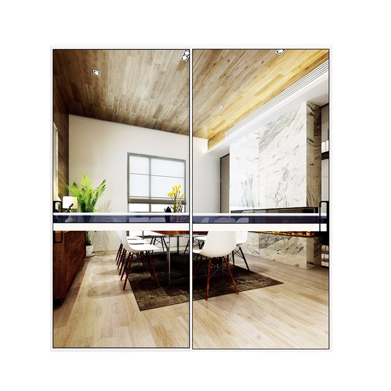 塞纳春天推拉门 厨房卫生间门阳台推拉门 定制窄框移门厨卫门合金玻璃门