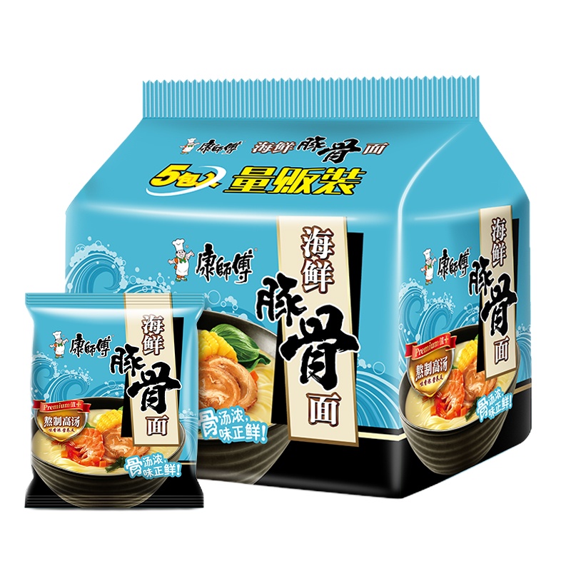 SNWQ康师傅海鲜豚骨30袋/箱 按箱起售