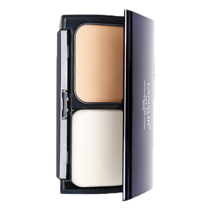 兰瑟晶智焕白防晒粉饼SPF20 03小麦色 持久控油防水遮瑕定妆粉正品女干粉双层干湿两用网红