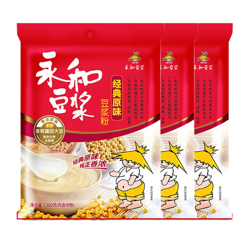 晋唐永和豆浆(无糖)24袋/300g