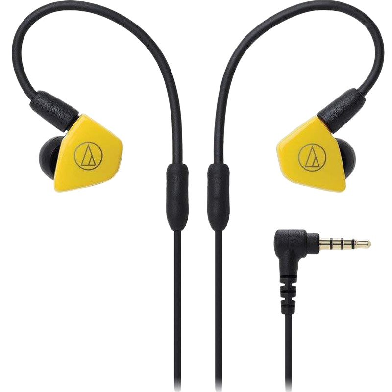 铁三角(audio-technica) ATH-LS50 双动圈入耳式立体声有线耳机 黄色